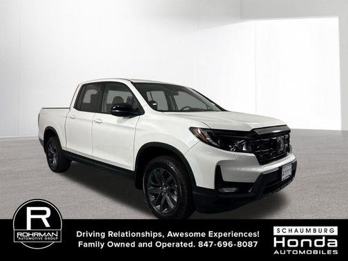 Platinum White Pearl 2026 Honda Ridgeline Sport