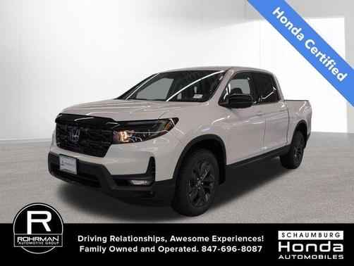 Platinum White Pearl 2026 Honda Ridgeline Sport