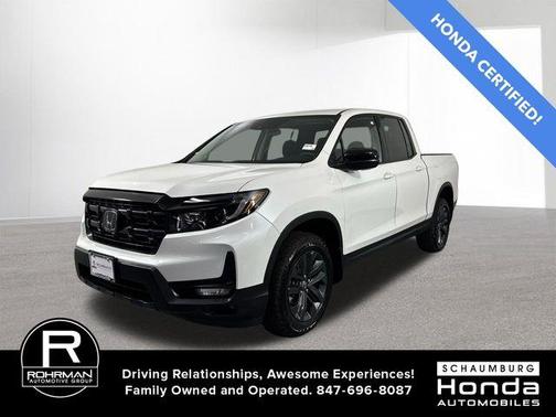 Platinum White Pearl 2026 Honda Ridgeline Sport
