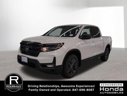 Platinum White Pearl 2026 Honda Ridgeline Sport