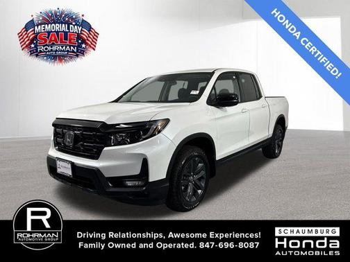 Platinum White Pearl 2026 Honda Ridgeline Sport
