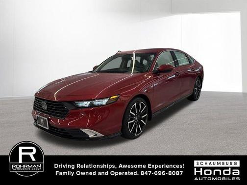 Radiant Red Metallic 2026 Honda Accord Hybrid Touring