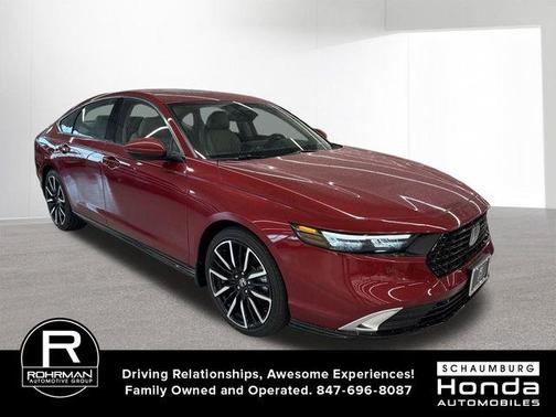 Radiant Red Metallic 2026 Honda Accord Hybrid Touring