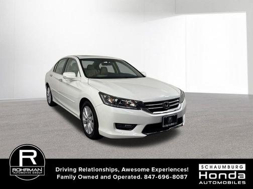 White Orchid Pearl 2015 Honda Accord EX