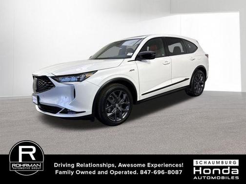 Platinum White Pearl 2023 Acura MDX A-Spec