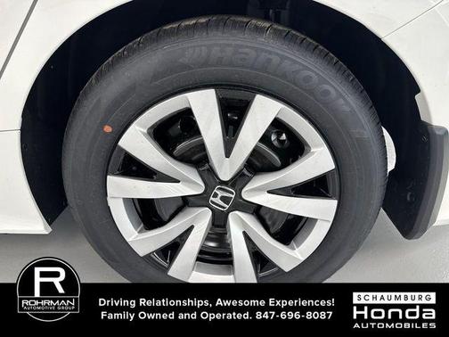 Platinum White Pearl 2026 Honda Civic LX