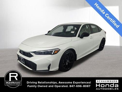 Platinum White Pearl 2026 Honda Civic Hybrid