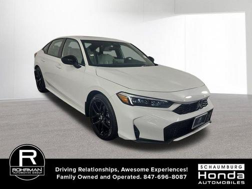 Platinum White Pearl 2026 Honda Civic Hybrid