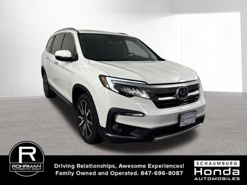 Platinum White Pearl 2022 Honda Pilot Touring 8-Passenger