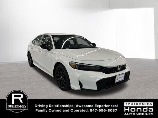 Platinum White Pearl 2026 Honda Civic Sport