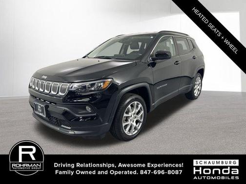 Diamond Black 2022 Jeep Compass Latitude Lux