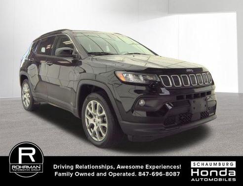 Diamond Black 2022 Jeep Compass Latitude Lux