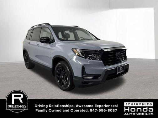 Sonic Gray Pearl 2024 Honda Passport Black Edition
