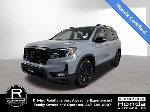 Sonic Gray Pearl 2024 Honda Passport Black Edition