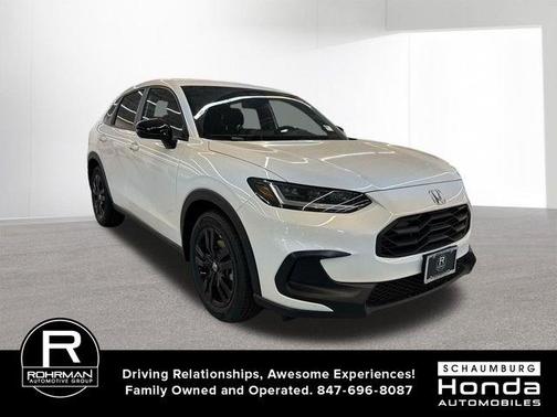 Platinum White Pearl 2026 Honda HR-V Sport