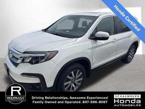 Platinum White Pearl 2022 Honda Pilot EX-L