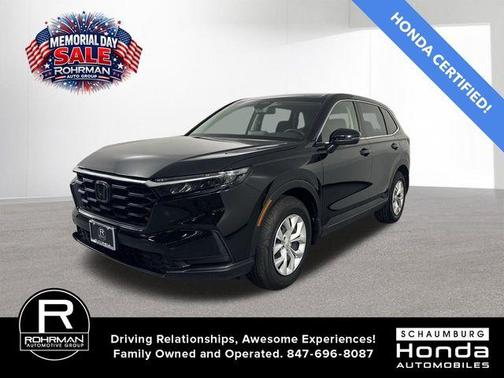 Crystal Black Pearl 2025 Honda CR-V LX