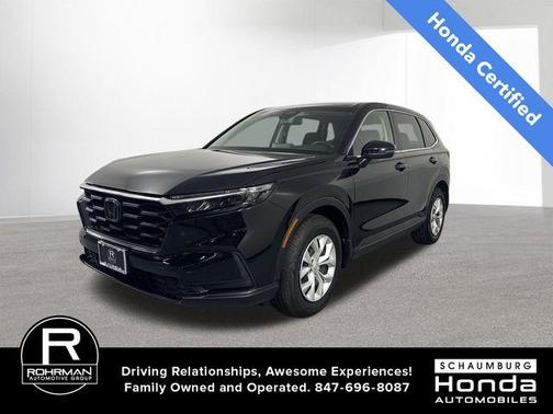Crystal Black Pearl 2025 Honda CR-V LX