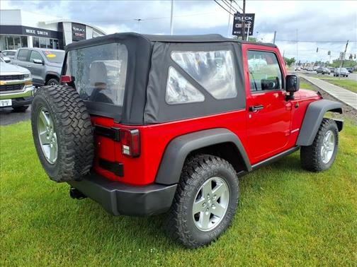 Red 2012 Jeep Wrangler Rubicon