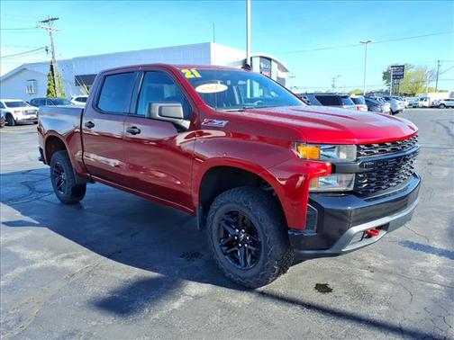 Cherry Red Tintcoat 2021 Chevrolet Silverado 1500 Custom Trail Boss