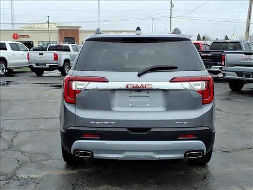 Satin Steel Metallic 2021 GMC Acadia SLE