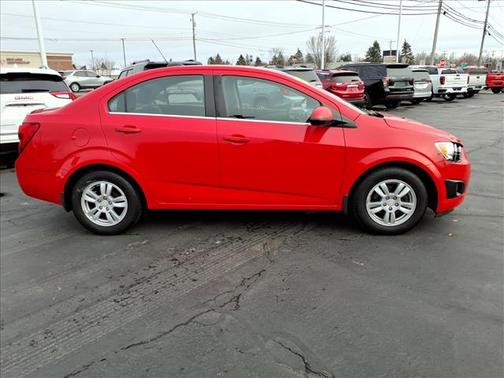 Red 2016 Chevrolet Sonic LT