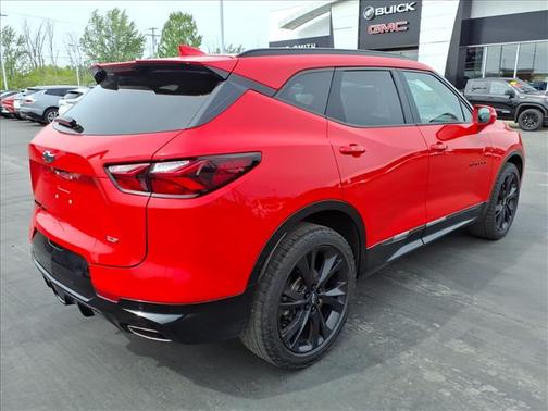 Red 2020 Chevrolet Blazer RS