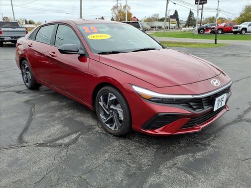 Red 2025 Hyundai ELANTRA SEL Sport