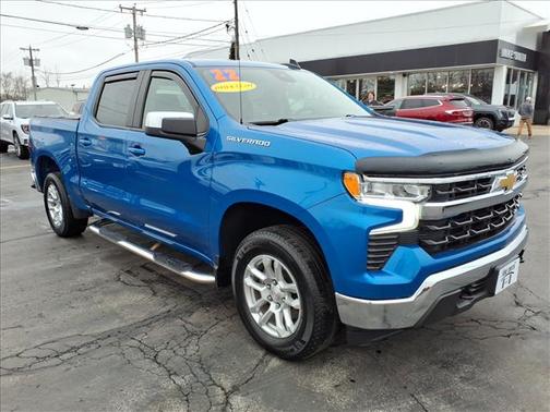 Glacier Blue Metallic 2022 Chevrolet Silverado 1500 LT