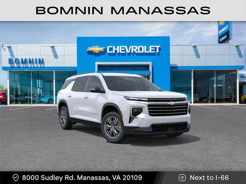 Summit White 2026 Chevrolet Traverse LT