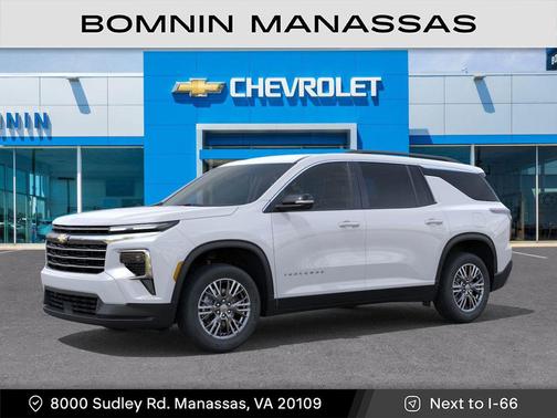 Summit White 2026 Chevrolet Traverse LT