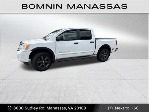 Glacier White 2015 Nissan Titan SV