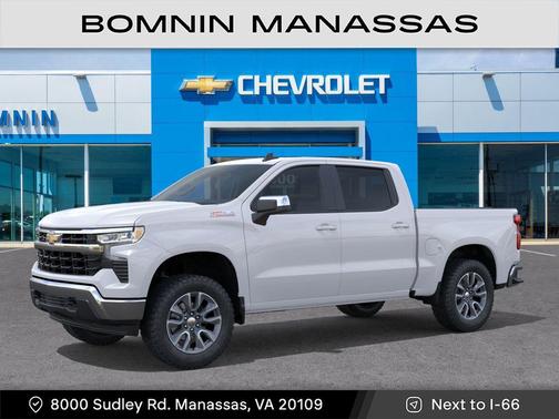 Summit White 2026 Chevrolet Silverado 1500 LT