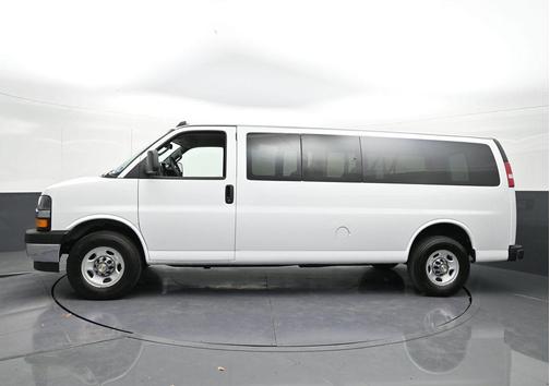 Summit White 2024 Chevrolet Express 3500 RWD 3500 Extended Wheelbase LT
