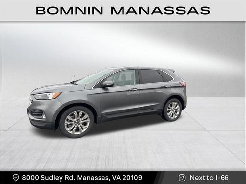 Carbonized Gray Metallic 2022 Ford Edge Titanium