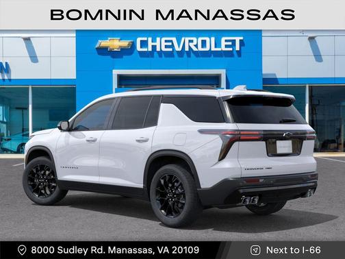 Summit White 2026 Chevrolet Traverse LT