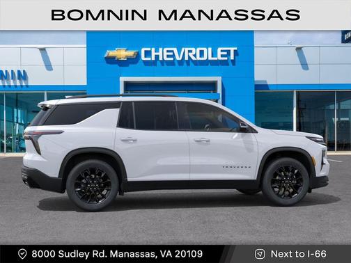 Summit White 2026 Chevrolet Traverse LT