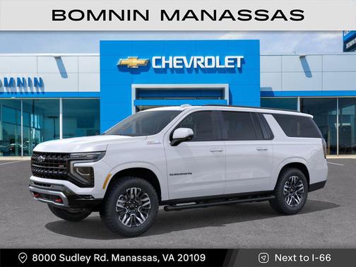 Summit White 2026 Chevrolet Suburban Z71, 4WD