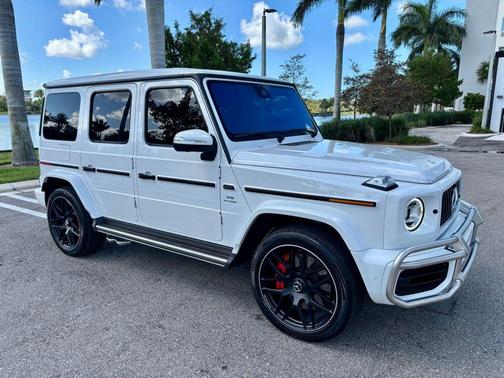 designo Diamond White Metallic 2021 Mercedes-Benz AMG G 63 4MATIC