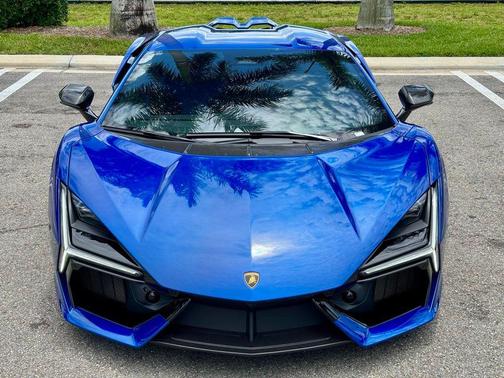 Blue 2025 Lamborghini Revuelto