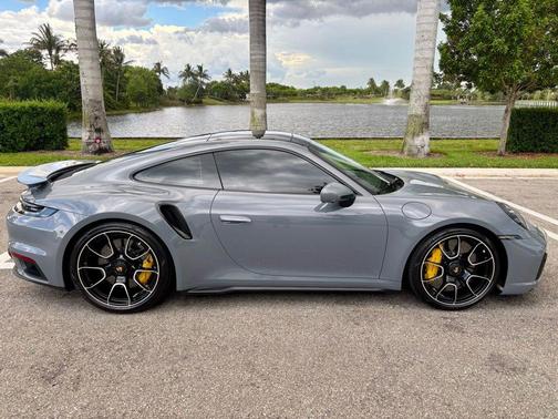 Arctic Grey 2023 Porsche 911 Turbo S