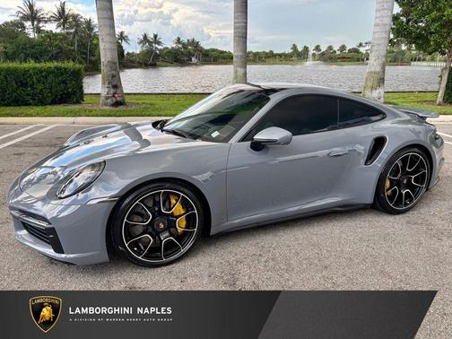 Arctic Grey 2023 Porsche 911 Turbo S