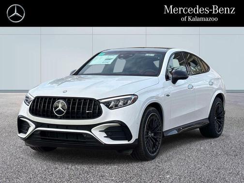 Polar White 2026 Mercedes-Benz AMG GLC 43 4MATIC Coupe