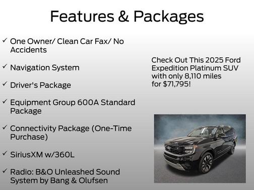 AGATE BLACK METALLIC 2025 Ford Expedition PLATINUM