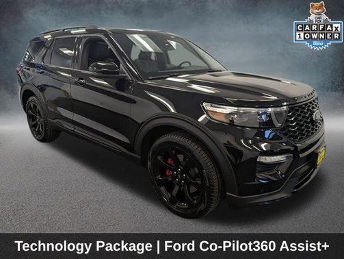 AGATE BLACK METALLIC 2023 Ford Explorer ST