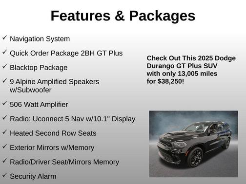 2025 Dodge Durango GT