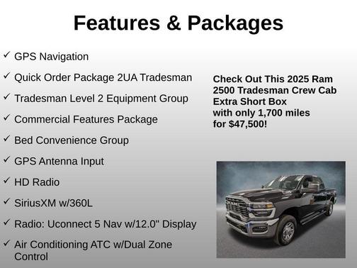 2025 RAM 2500 Tradesman