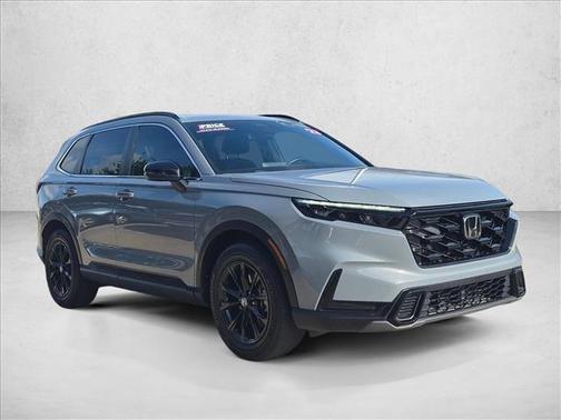 Silver/Gray 2023 Honda CR-V Hybrid Sport FWD