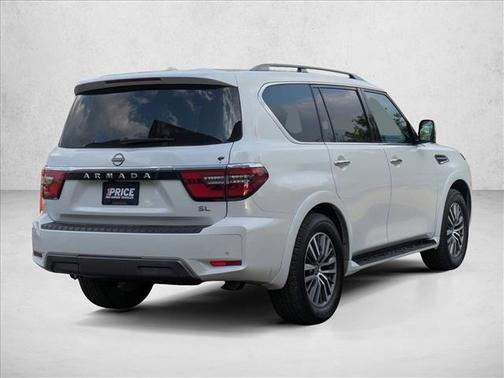 Aspen White Tricoat 2023 Nissan Armada SL 2WD