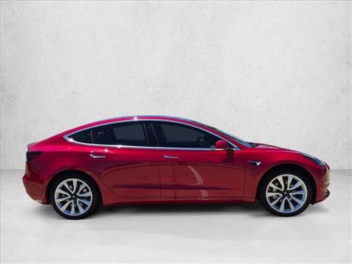 Red Multi-Coat 2018 Tesla Model 3 Long Range